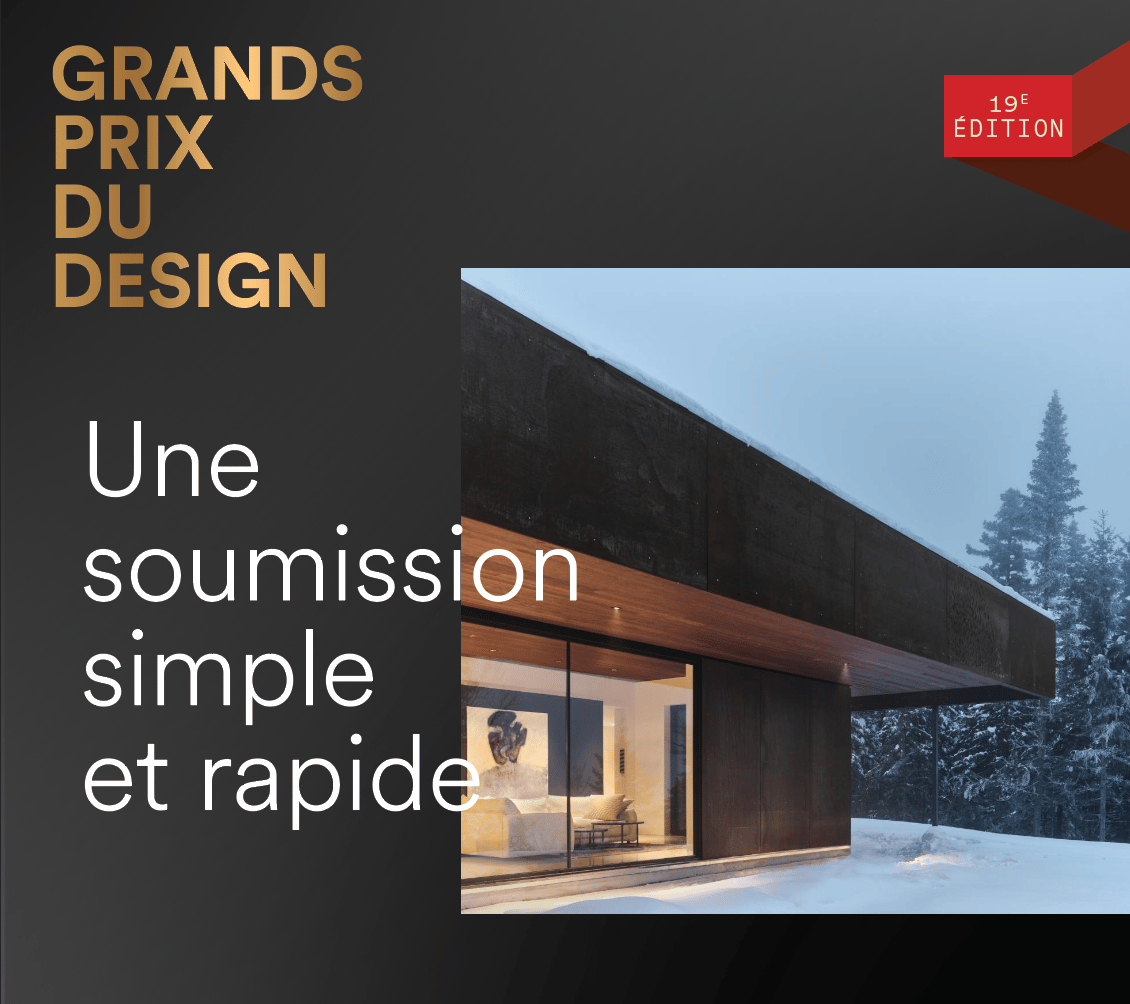 GRANDS PRIX DU DESIGN - 19e édition - Une soumission simple et rapide