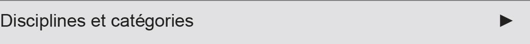 Disciplines et catégories