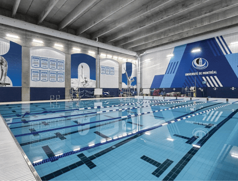 Le CEPSUM, centre sportif de l’Université de Montréal