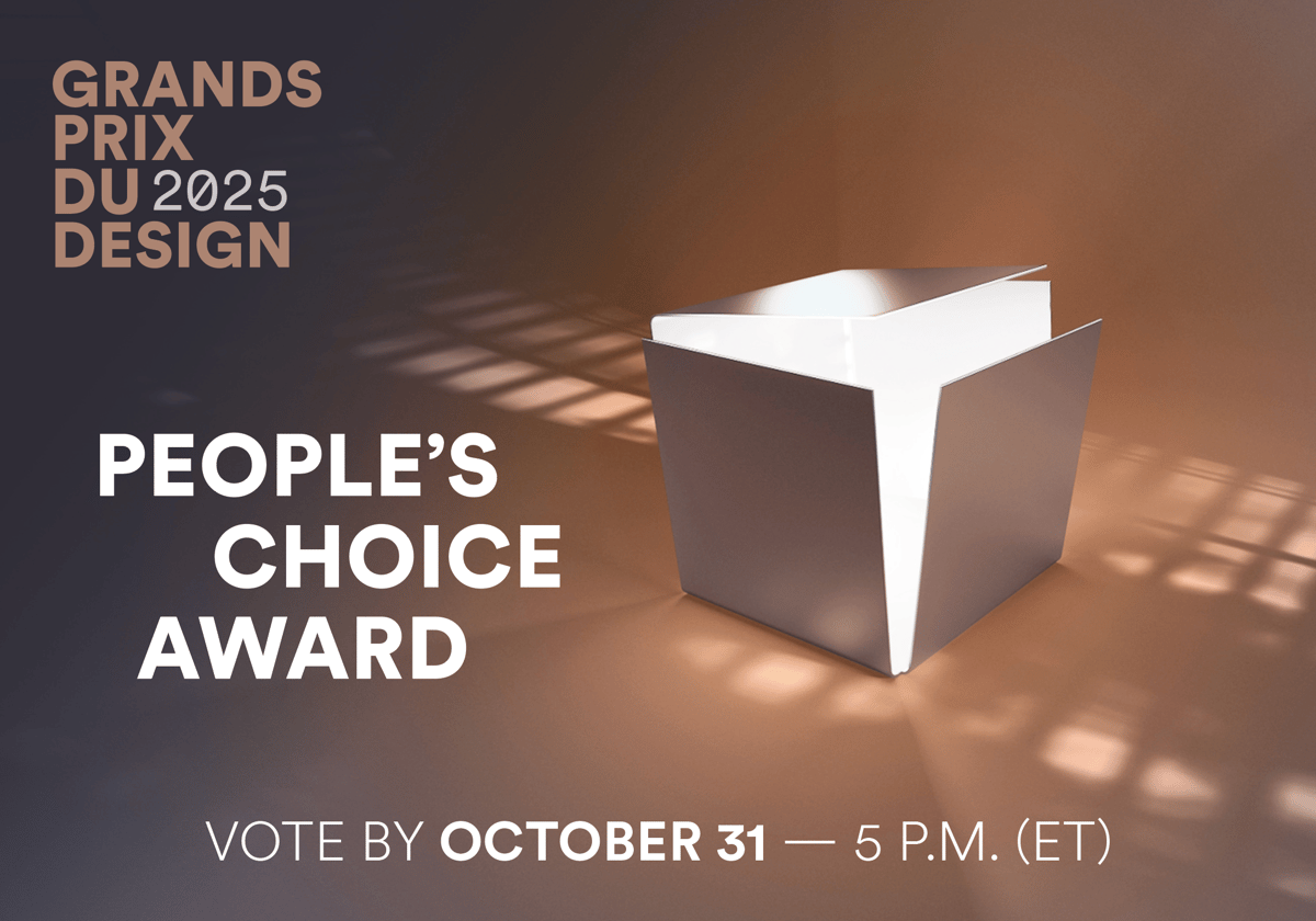 PEOPLE'S CHOICE AWARD : VOTE BY OCTOBER 31 - 5 P.M. (ET)