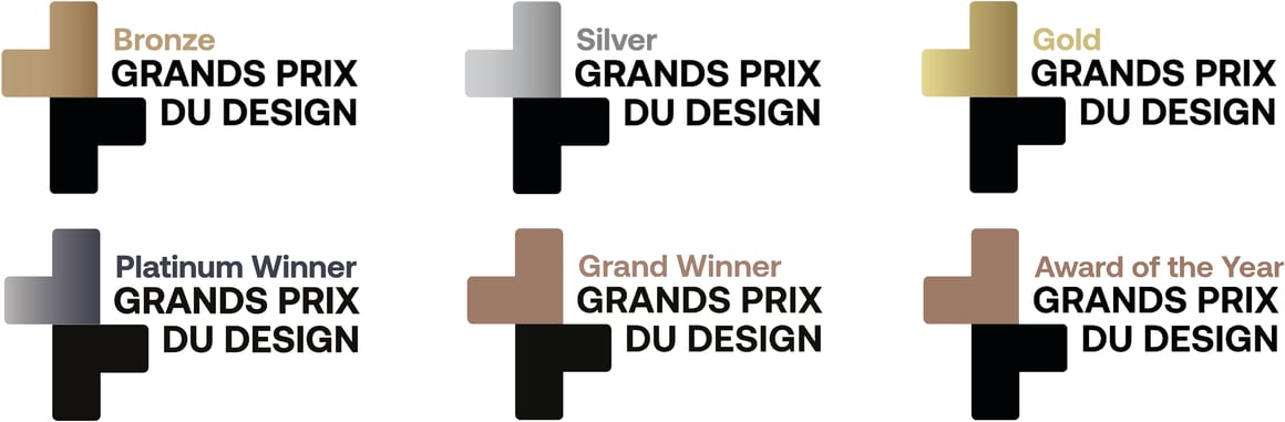 Logos of certifications and winners