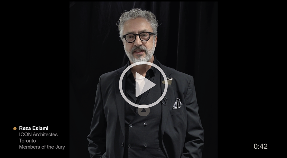 Members of the Jury Reza Eslami: ICON Architectes, Toronto (0:42)