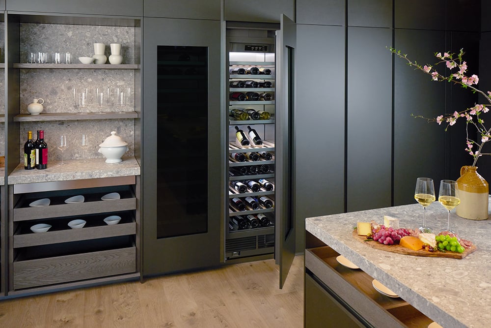 Celliers en colonne encastrés