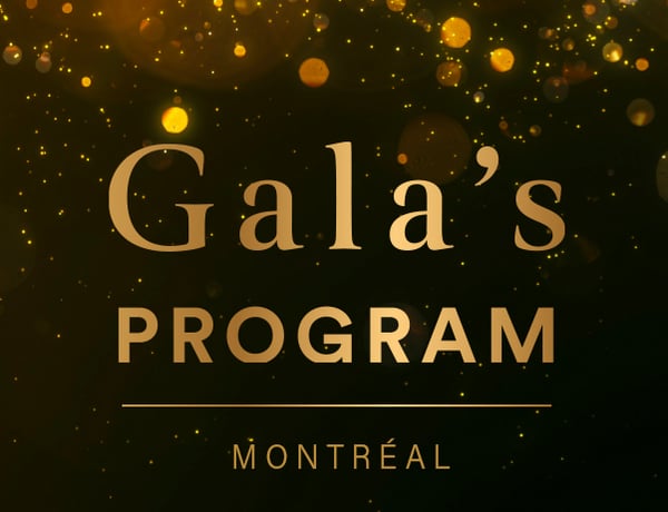 Gala's program - Montréal